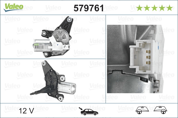 Motor stieračov VALEO